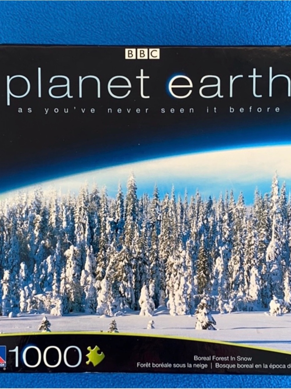 BBC Planet Earth 1000 Piece Jigsaw Puzzle - Boreal Forest In Snow New UNOPEN